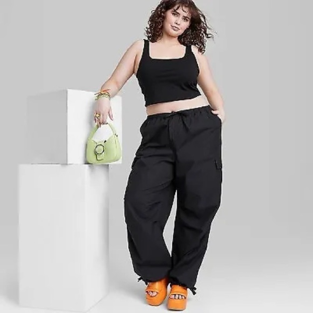 Wild Fable-Cargo Parachute pants